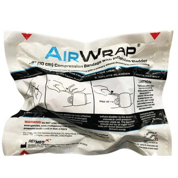 AIRWRAP 4" Compression Bandage w/Inflatable Bladder - Image 4
