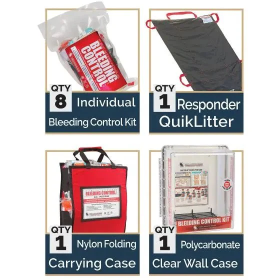 Broward County (Florida) AED & Bleeding Control Kit Compliance Package - Large Capacity - Image 5