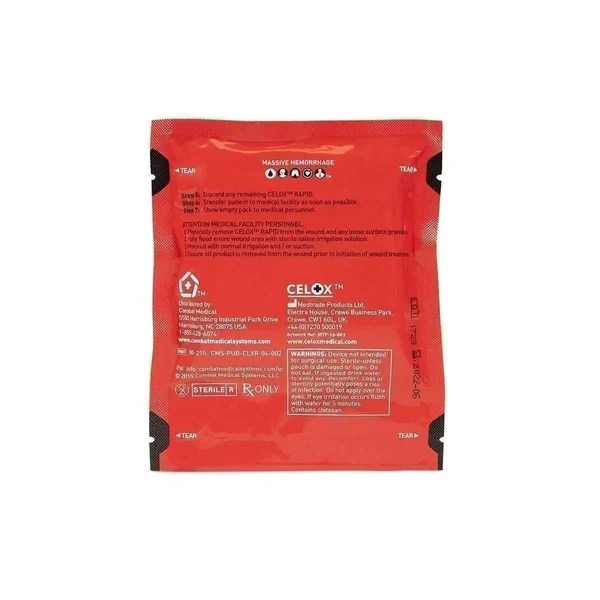 CELOX RAPID Hemostatic Wound Packing Gauze - Image 3