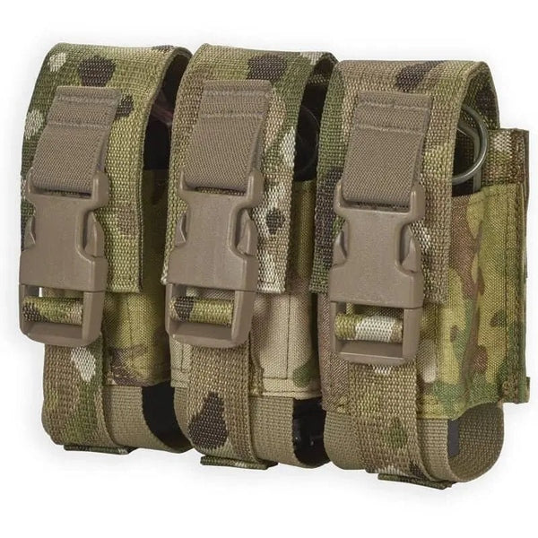 Chase Tactical Adjustable Triple Flashbang Pouch for Stun or 40 mm Ordnance - Image 2