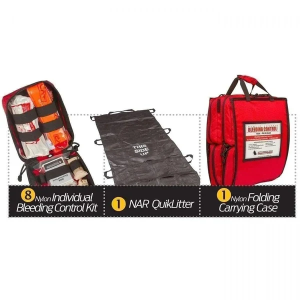 D-BCRK Public Access Bleeding Control 8 Pack - Nylon - Image 4
