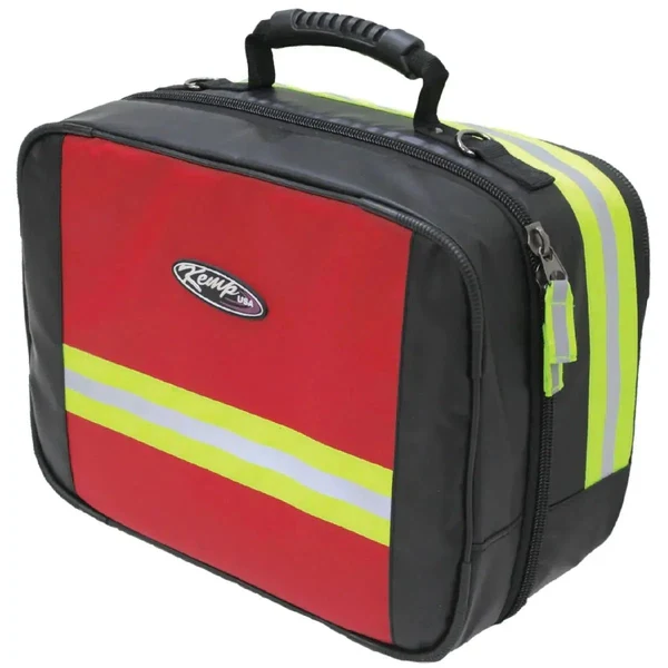 Fluid-Resistant Tarpaulin Large Responder Bag with Medication Pouches