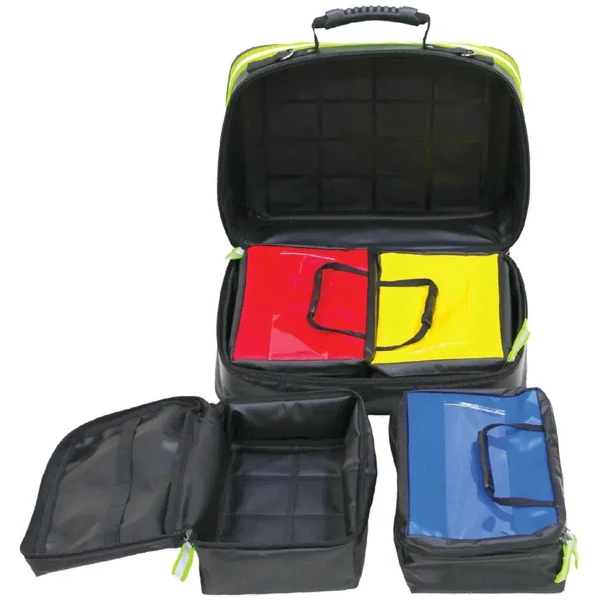 Fluid-Resistant Tarpaulin Large Responder Bag with Medication Pouches - Image 2