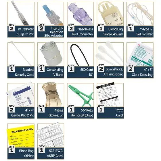 Low Titer O Whole Blood Administration Set - LTOWB-V - Image 4