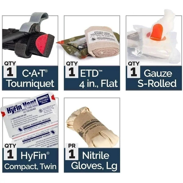 M-FAK Mini First Aid Kit for Law Enforcement - Image 2