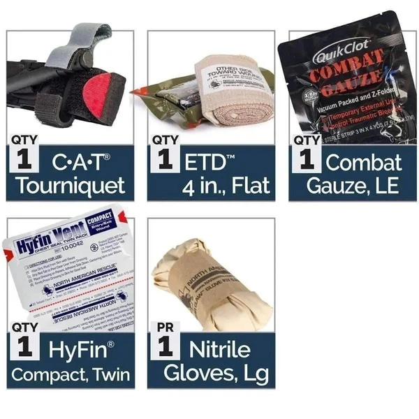 M-FAK Mini First Aid Kit for Law Enforcement - Image 4
