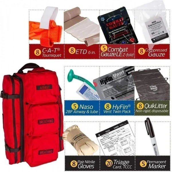 MCI-WALK (Mass Casualty Incident Warrior Aid & Litter Kit - Image 3