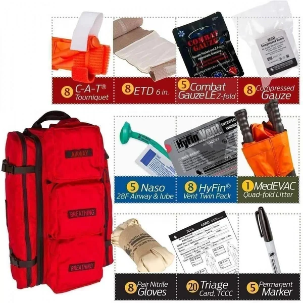 MCI-WALK (Mass Casualty Incident Warrior Aid & Litter Kit - Image 4