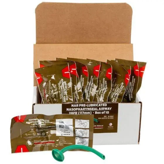 Pre-Lubricated Nasal Airway - 28 Fr - Image 4