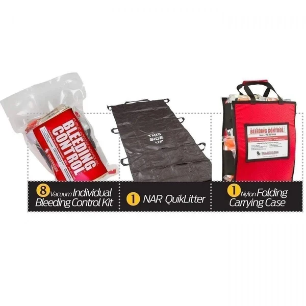 Public Access Bleeding Control 8 Pack - Vacuum Sealed - Image 2