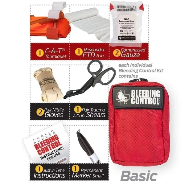 Public Access Bleeding Control Kit - Nylon - Image 2