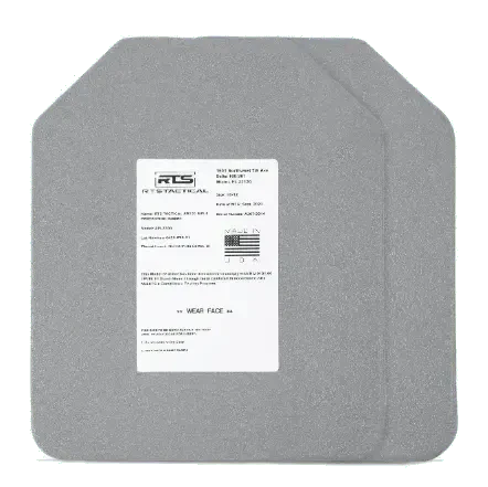 RTS Tactical NIJ 0101.06 AR500 Level III Inserts - 10X12