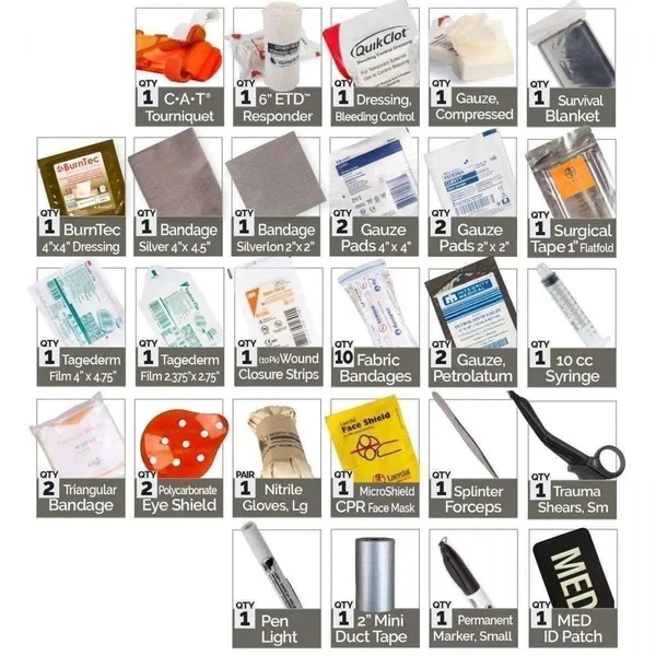 Ultra-Compact Trauma IFAK – Bleeding Control Kit - Image 5