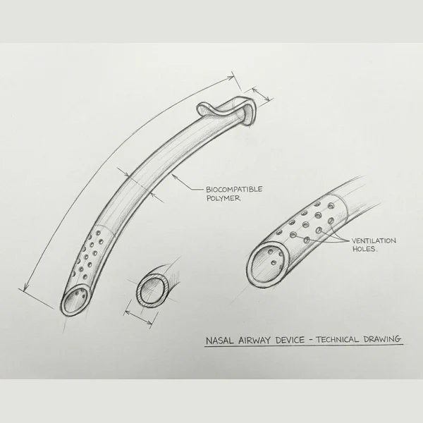 SurSecur Nasopharyngeal Airway, – 28Fr - Image 4